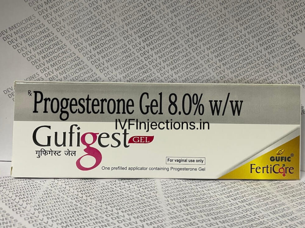 progesterone 8% gel in ivf