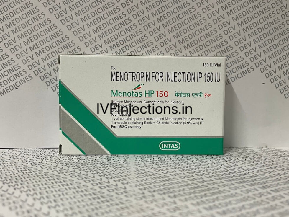 menotas 150 hp for ivf injection use