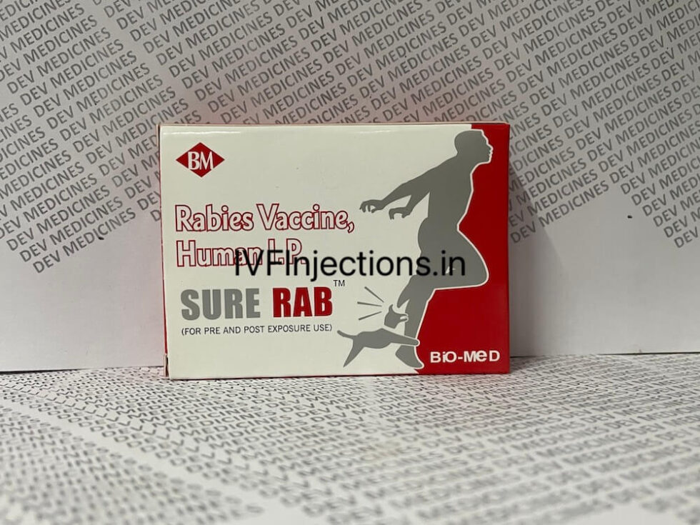 SURE-RAB Rabies Vaccine @ Rs.260/- | Buy in Delhi-NCR | IVFInjections