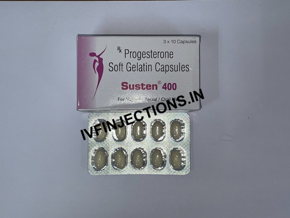 susten 400 mg capsule, uses effects, use in pregnancy, ivf